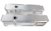 Small Block Chrysler Fabricated Aluminum Finned Valve Cover With Hole/Without Hole