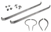 1932 Ford Front & Rear Chrome Steel Bumper Install Kit