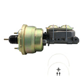 Universal 7'' Dual Booster 1'' Bore Master Cylinder Combo, Disc/Drum