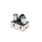 1/4"/3/8" NPT Two/Four Solenoid Air Valve Manifold,Air Ride Suspension Air Bags