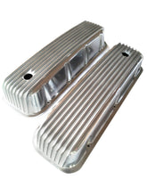 Tall Nostalgic Aluminum Fully Finned Valve Cover 1965-95 BBC 396-502 With Hole/Without Hole