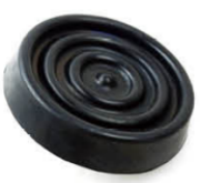 Universal Black Rubber Brake Pedal Pad OE Style