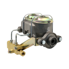 Universal 1-1/8'' Bore Master Cylinder w/Left Mount Proportioning Valve Kit, Disc/Disc