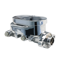 GM Universal Cast Aluminum Master Cylinder 1" Bore; 3/8" Ports on Both Sides Chrome Smooth Top