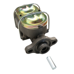 GM Universal Cast Iron Master Cylinder 1" Bore，9/16" & 1/2" Ports on Both Sides Raw