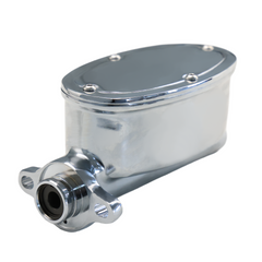 Universal Fits Cast Aluminum Oval Tandem Master Cylinder 1-1/8" Bore,9/16" & 1/2" Ports