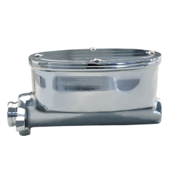 Universal Fits Cast Aluminum Oval Tandem Master Cylinder 1-1/8" Bore,9/16" & 1/2" Ports