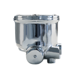 Universal Fits Cast Aluminum Oval Tandem Master Cylinder 1-1/8" Bore,9/16" & 1/2" Ports