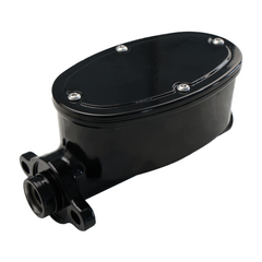 Universal Fits Cast Aluminum Oval Tandem Master Cylinder 1-1/8" Bore,9/16" & 1/2" Ports