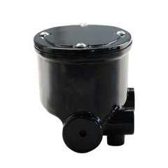 Universal Fits Cast Aluminum Oval Tandem Master Cylinder 1-1/8" Bore,9/16" & 1/2" Ports