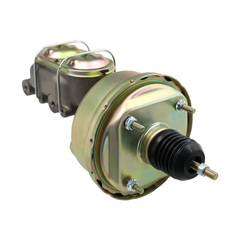 Universal 7'' Single Booster 1-1/8'' Bore Master Cylinder Combo, Disc/Disc