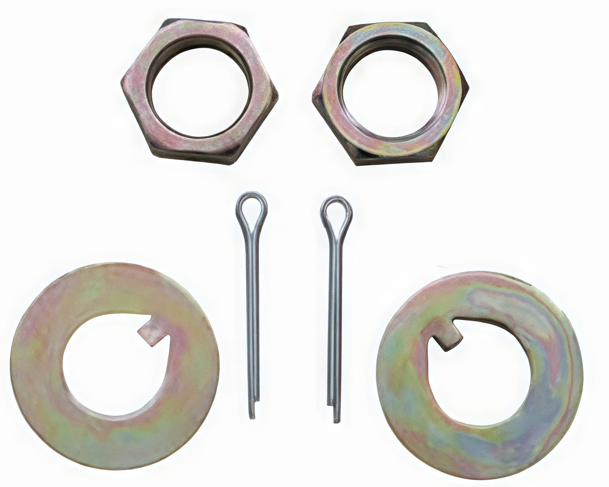 Pinto-Mustang II Spindle Nut & Washer Kit，13/16-20 thread size