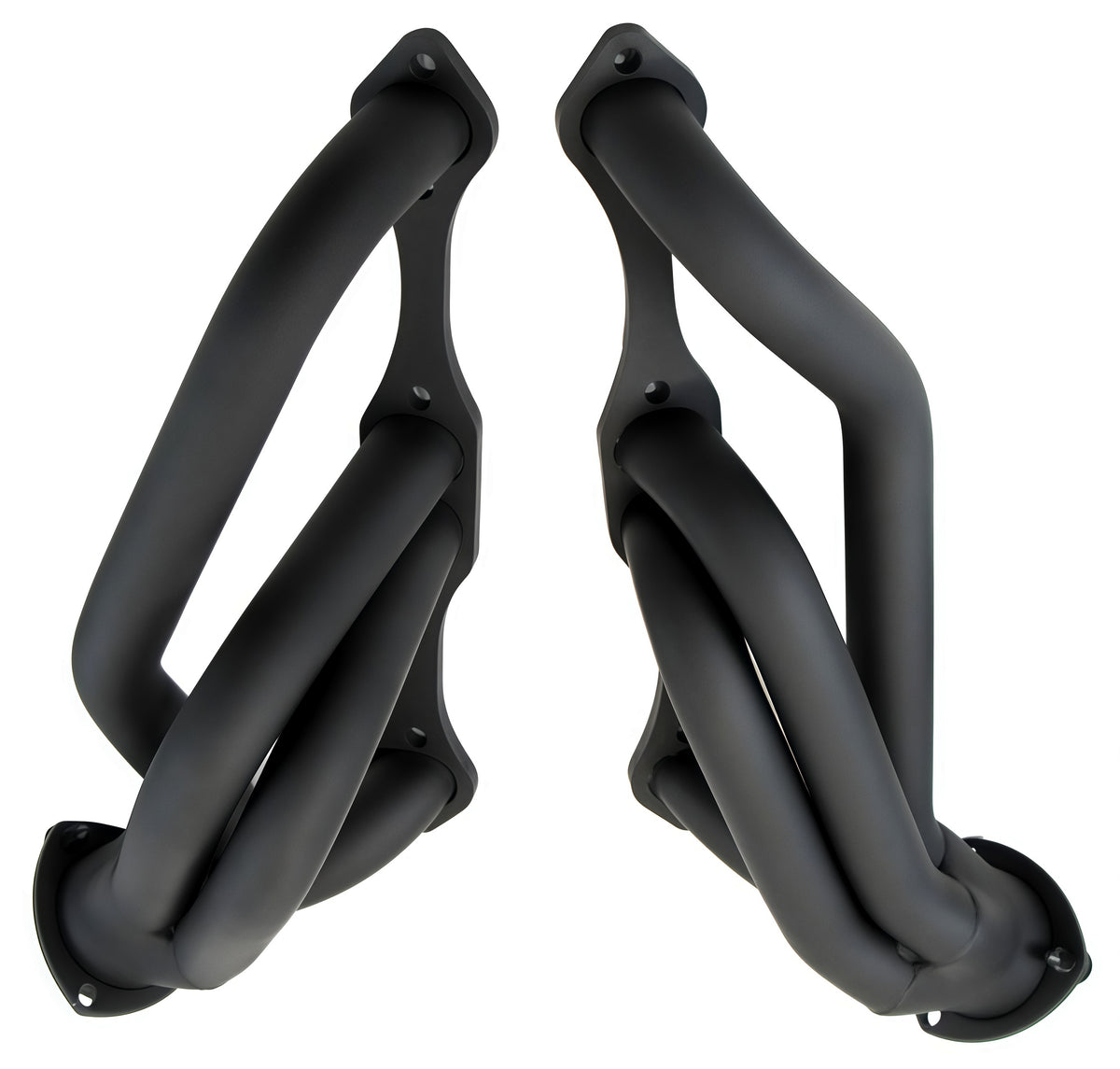 1955-57 Chevy Chassis Small Block Chevy 283-400 Shorty Headers， Round Port