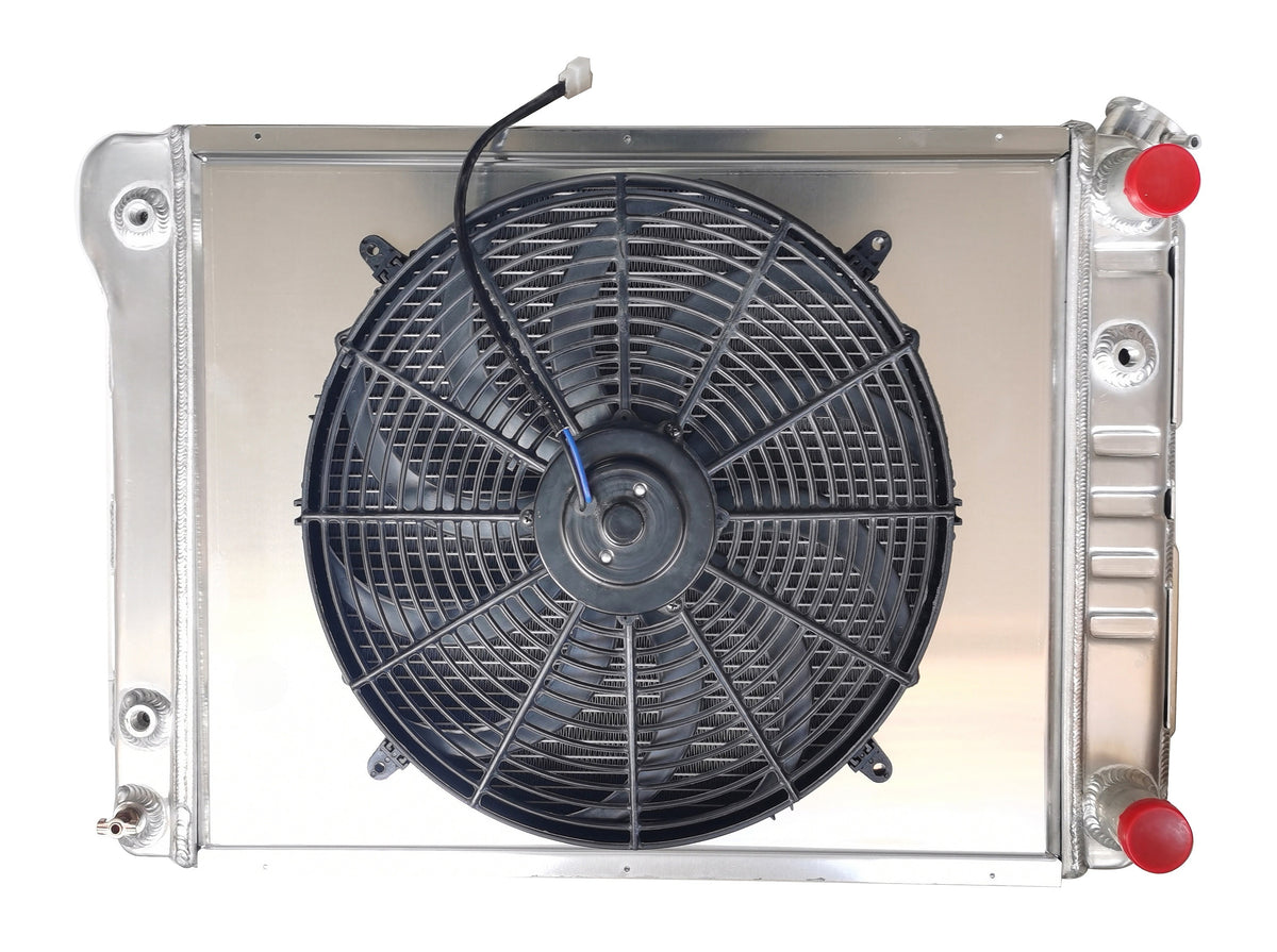 1967-69 Camaro Firebird Nova Aluminum Radiator with LS Motor Swap w/ Fan &  shroud