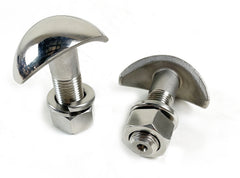 1932 Ford Front & Rear Chrome Steel Bumper Install Kit