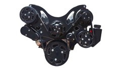 Big Block Chevy 396-454 Serpentine Front Drive Kit， w/ A/C Compressor， Water Pump， Alternator， Steering Pump