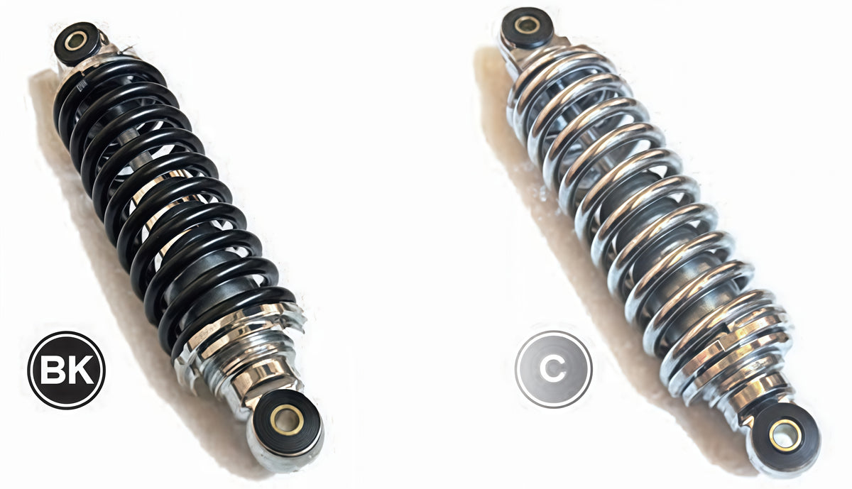 Aluminum Street Rod Rear Coil Over Shock Set with 150/180/200/220/250/300/350 Pound Springs，10.25＂ to 13.25＂，Pair