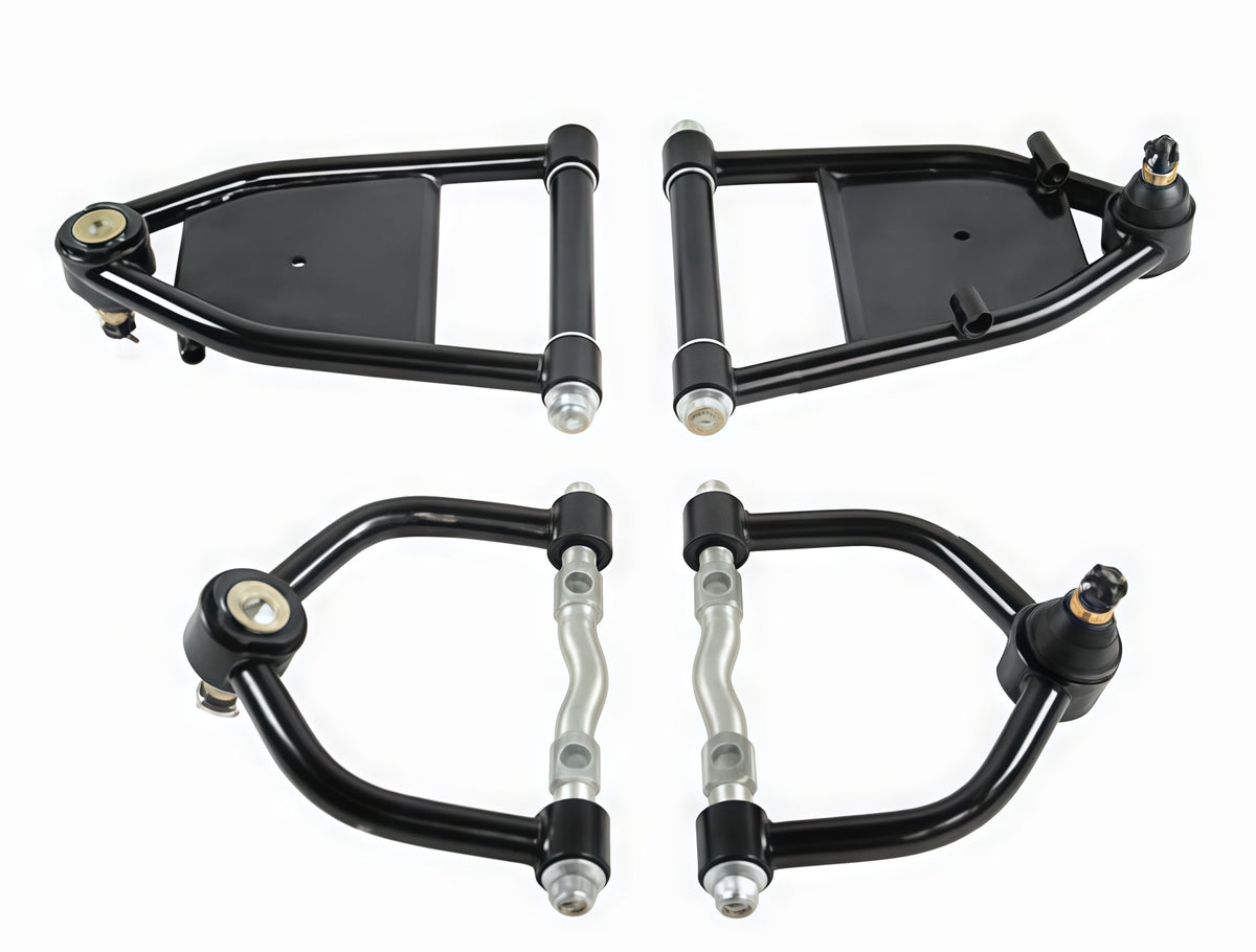 Mustang II Tubular Control Arms Upper & Lower Stock A Arms Set Air Bag