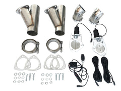 Electric Exhaust Cutout Kit Stainless Steel