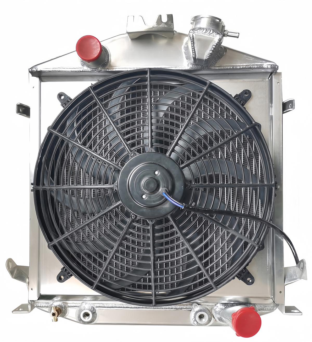 1928-31 Ford Model A Street/Rat Rod Radiator Chevy V8 w/ Fan &  shroud