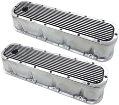 Tall Aluminum Ribbed Valve Cover 1965-95 BBC 396-502