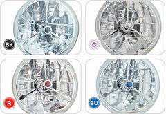 7＂ Headlights Color Dot Tri bar H4