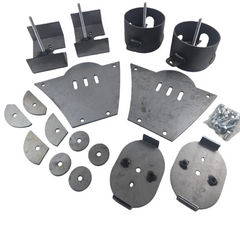 1958-64 Chevy lmpala Front 8 Rear Bag Brackets Complete Bolt- in AirRide Bags