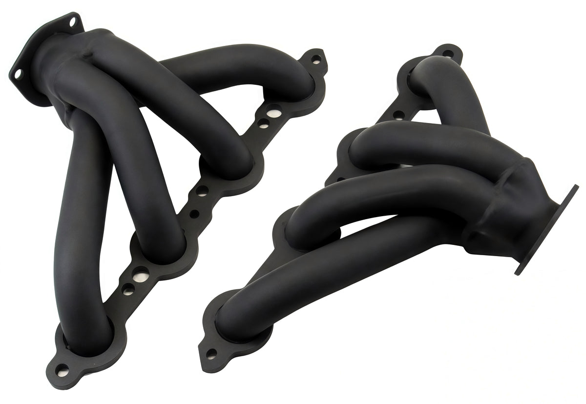 Universal Fit SBC Block Hugger LS Engine Header， Round Port