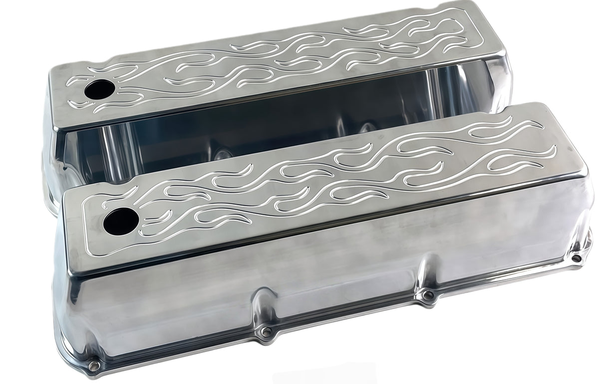 Cast Aluminum Big Block Ford 429-460 Framed Valve Cover