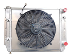 1959-70 Chevrolet Impala Bel Air Caprice Biscayne Cross Flow Radiator LS Swap,w/ Fan&Shroud