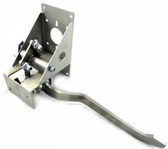 Universal 90 Degree Under Dash Brake Pedal Bracket Assembly Street Hot Rod Zinc