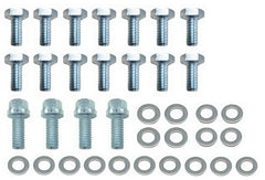 SBC Oil Pan Harware Kits，1/4＂-20 x 1/2＂ (14 Pcs) & 5/16＂-18 x 3/4＂ (4 Pcs)  Bolts