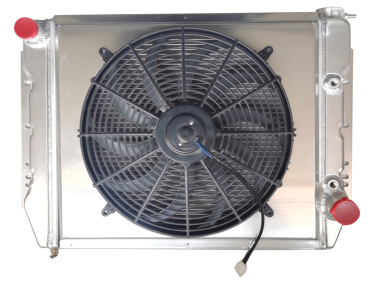 1959-70 Chevrolet Impala Bel Air Caprice Biscayne Aluminum Radiator,w/ Fan&Shroud