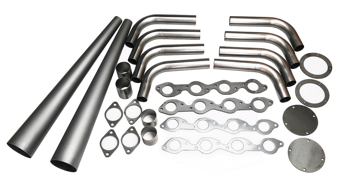 Big Block Chevy Lake Style Header Kit 4“ Inch Collector