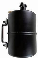 Aluminum Vacuum Canister Reservoir Brake Booster Can with Check Valve & Hardware