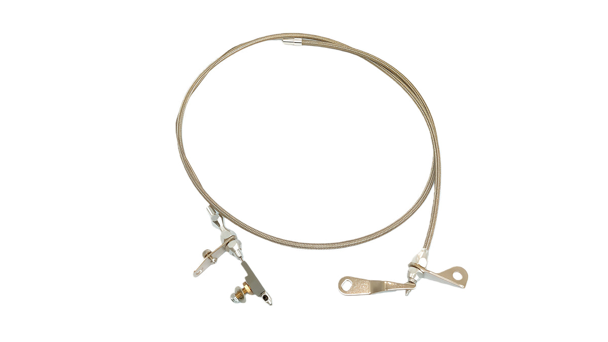 Ford C4 Stainless Steel Braided Kick Down Cables