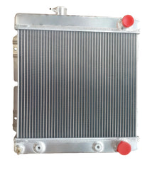 1964-66 Ford Mustang Falcon Comet Aluminum Radiator, Left Lower Outlet