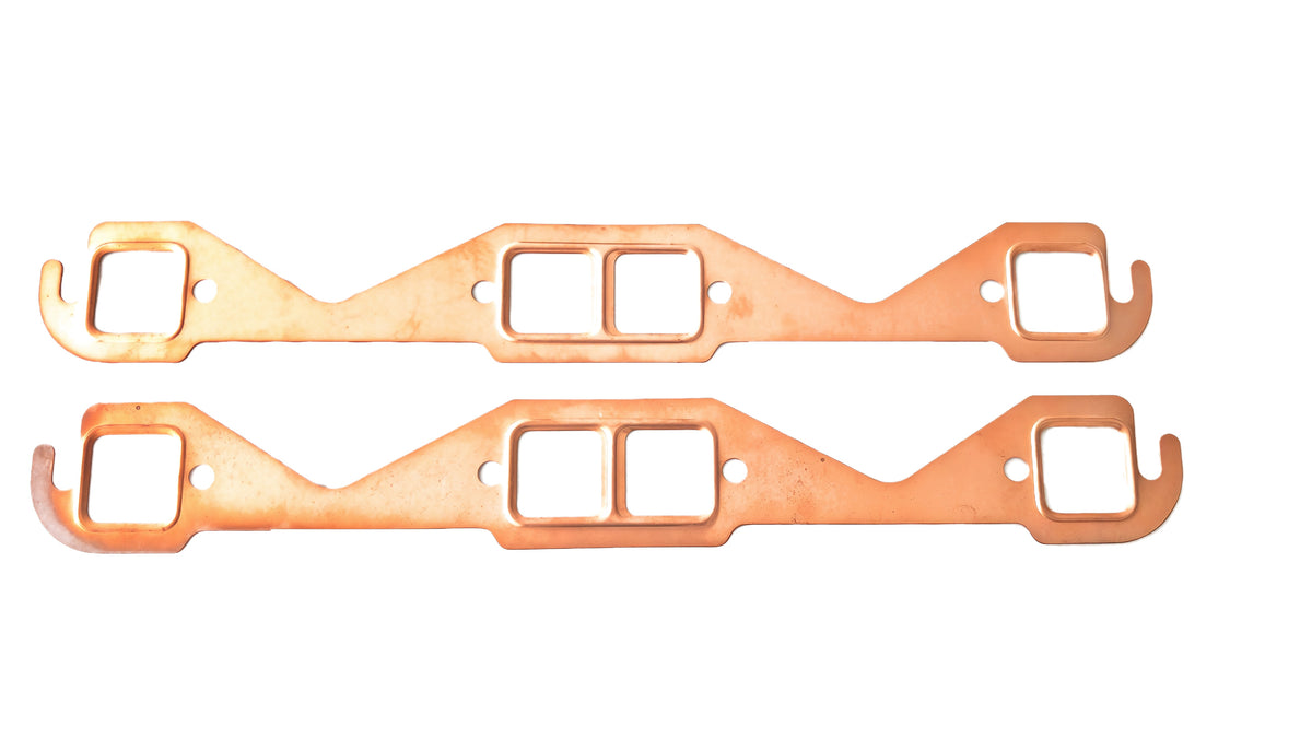SBC Copper Seal Exhaust Gasket，Port 1.38＂ X 1.38＂