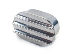 Nostalgic Aluminum Finned Valve Cover Breather Overall Height: 2.50＂，Overall Length: 3.50＂，Overall Width: 2.30＂