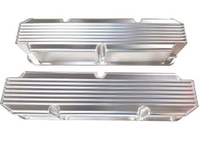 Small Block Chrysler Fabricated Aluminum Finned Valve Cover With Hole/Without Hole