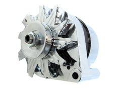 1965-89 Ford 1G 3 Wire 100 AMP V-Groove Chrome