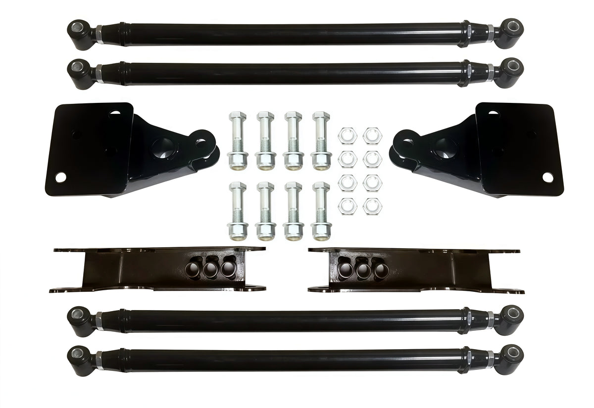 1955-59 Chevy GMC Pickup Truck Rear Triangular 4 Link Four Bar Kit