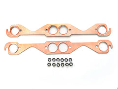 55-91 SBC Copper Seal Exhaust Gasket, Round Port/Square Port/Large Race Port