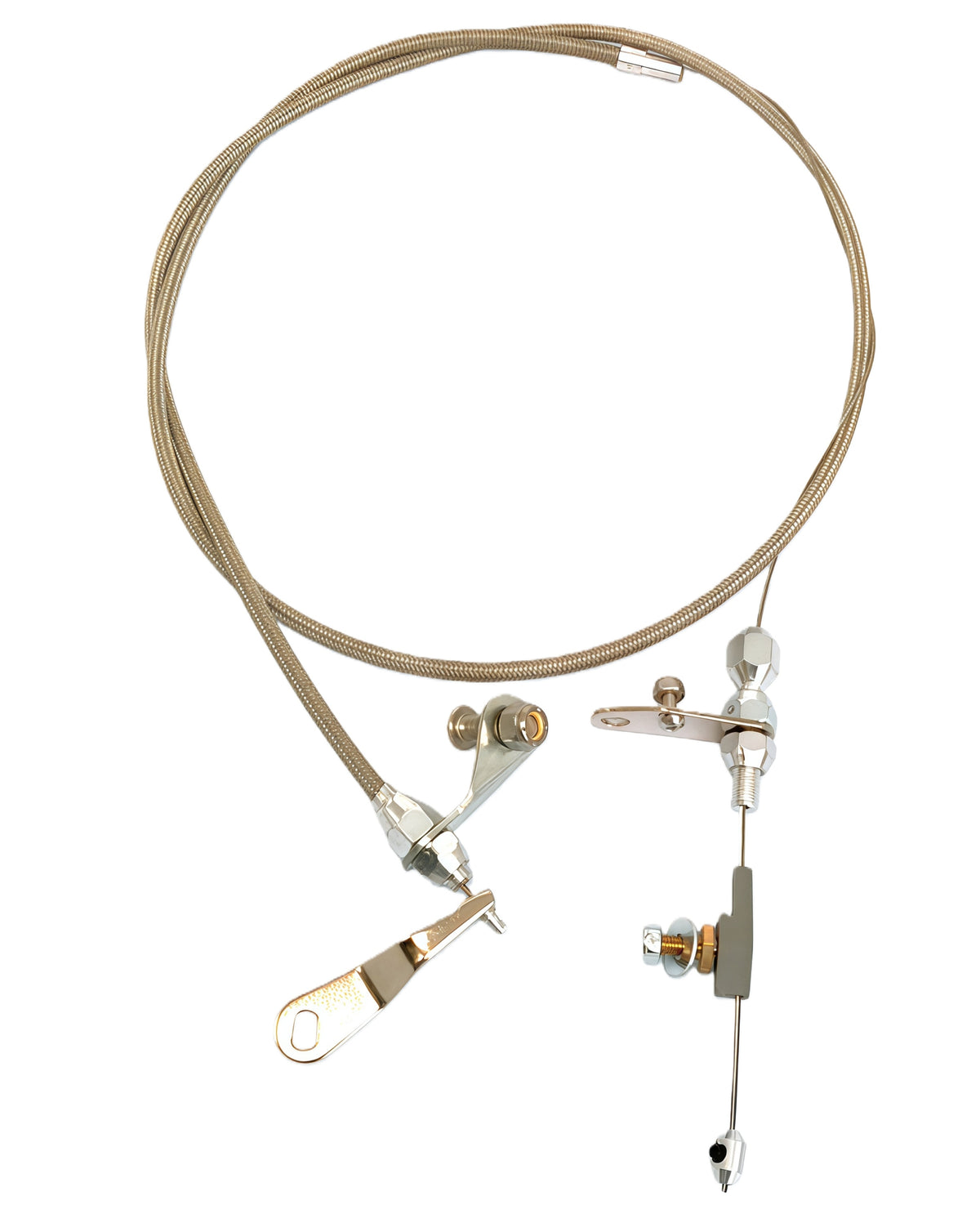 Ford C6 Stainless Steel Braided Kick Down Cables