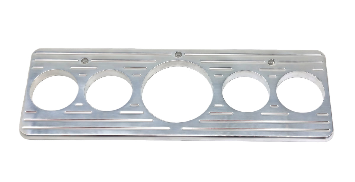 Aluminum 40-41 Willys 5 Holes Dash Gauge Panel Polished