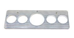 Aluminum 40-41 Willys 5 Holes Dash Gauge Panel Polished