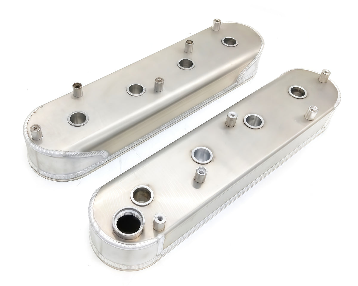 LS Fabricated Aluminum Valve Covers w/ Coil Mounts