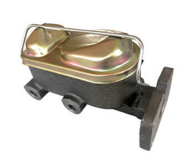 Mopar 1973-78 Cast Iron Master Cylinder 1 1/8“ Bore， 9/16 & 1/2 Ports on Left Side Raw