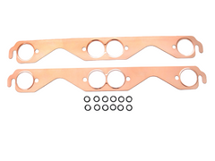 55-91 SBC Copper Seal Exhaust Gasket, Round Port/Square Port/Large Race Port