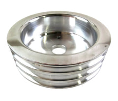 Aluminum SBC 283-350 1955-68 Crankshaft Pulley For Short Water Pump，Single/Double/Triple Groove